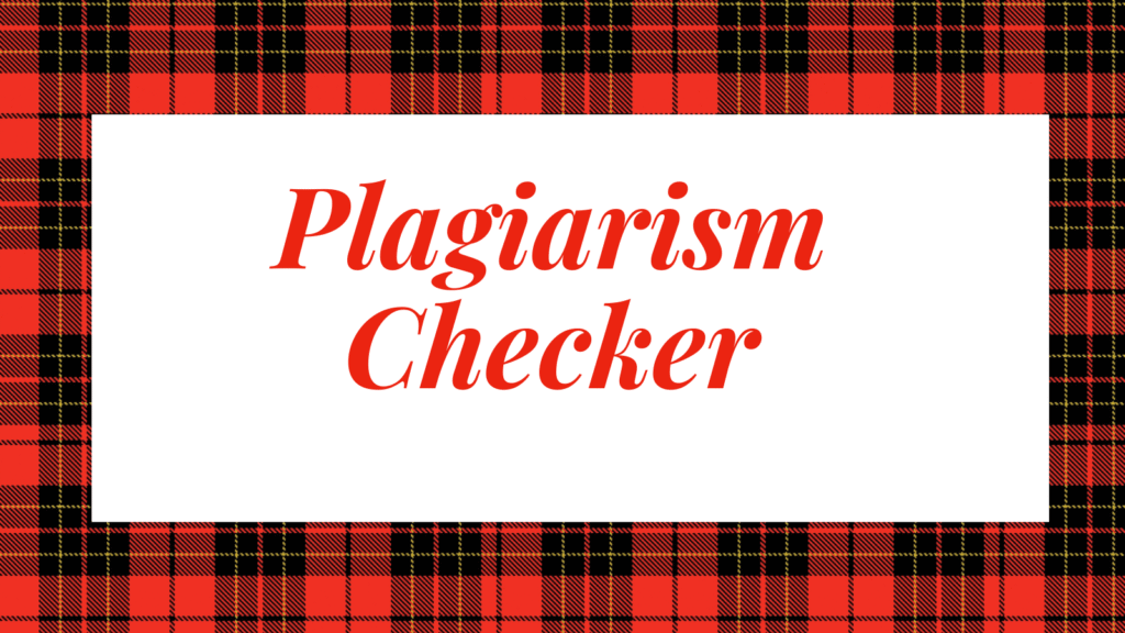 Plagiarism Checker