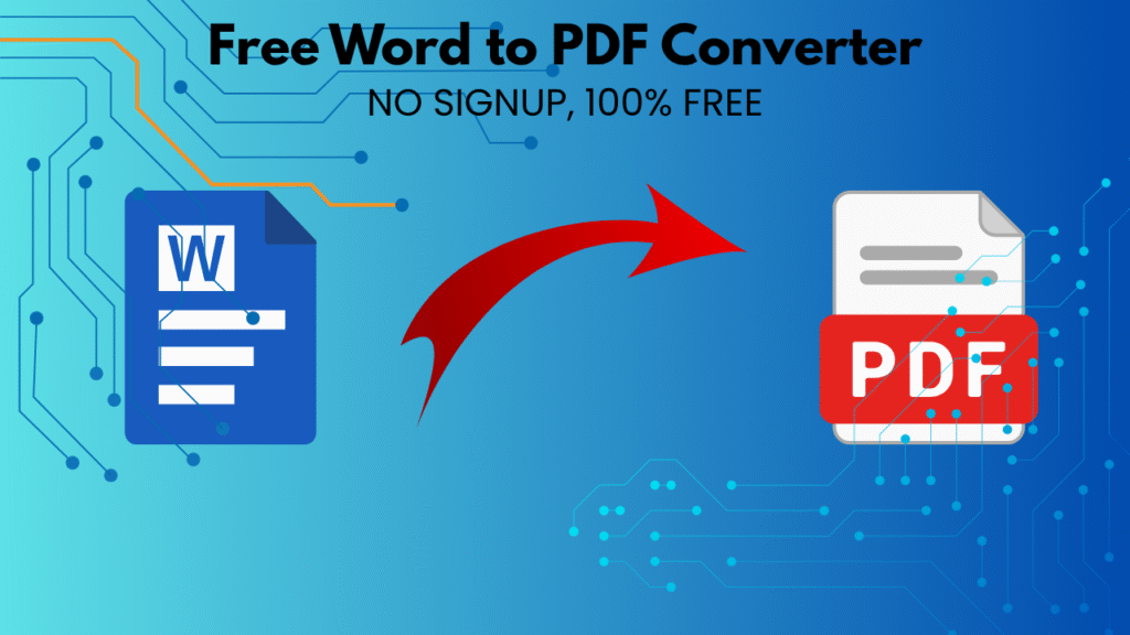 Word to PDF Conversion Graphic