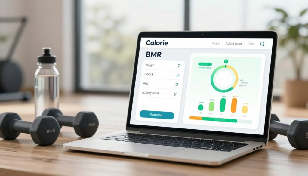 Online BMR Calculator Showing Daily Calorie Needs