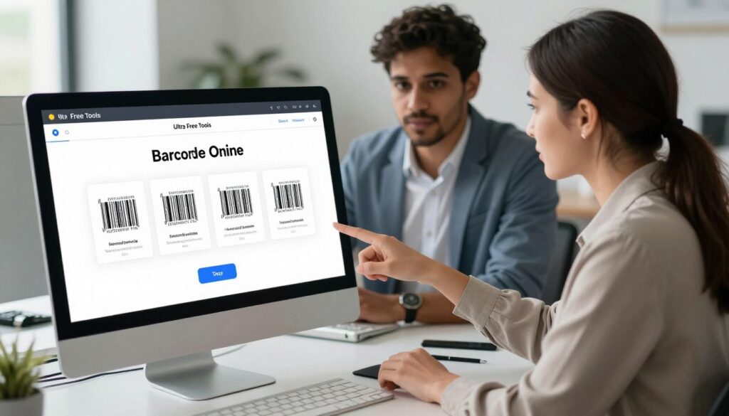 Custom Barcode Generator with Download Option