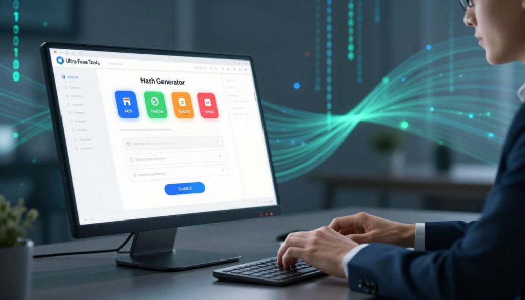 Online Hash Generator Supporting MD5 and SHA Algorithms