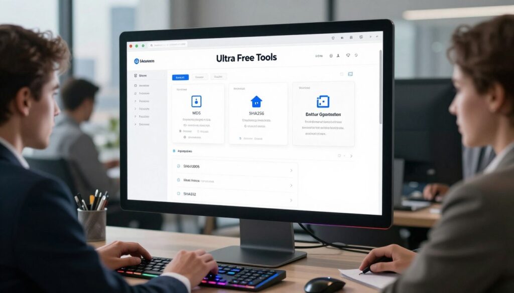 Hash Generator Web Tool for Developers and Security Testing