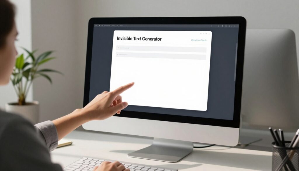 Online Invisible Text Generator for WhatsApp and Instagram