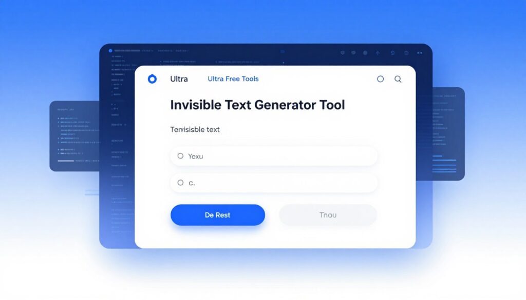 Invisible Text Generator Tool to Create Blank Invisible Text