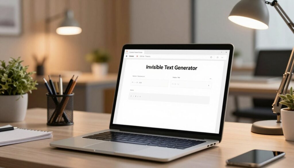 Invisible Space Text Generator with Copy Button