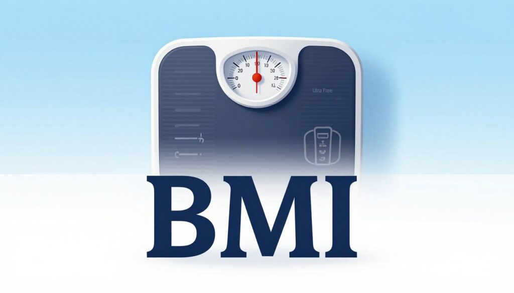 BMI Calculator Interface with Height and Weight Input