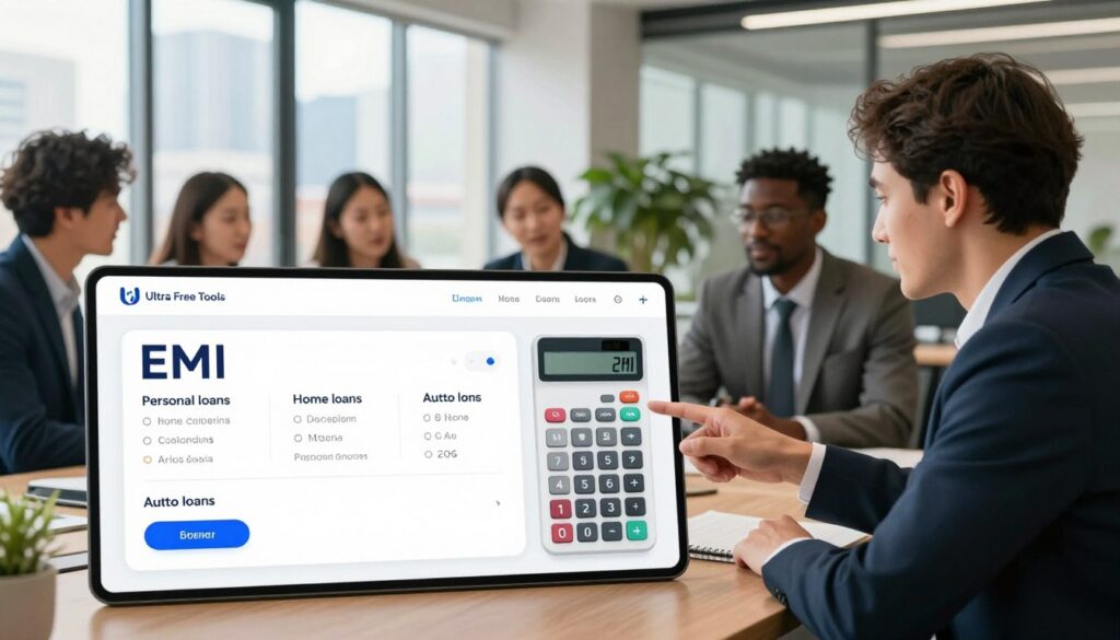 EMI Calculator Tool for Bank Loan Planning