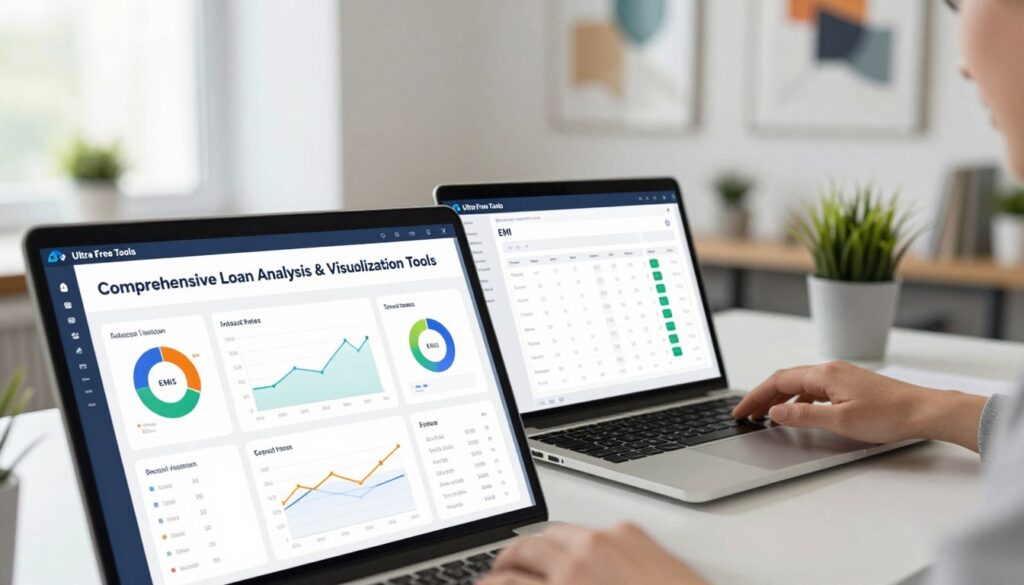 EMI Calculator Tool Displaying Monthly EMI Result