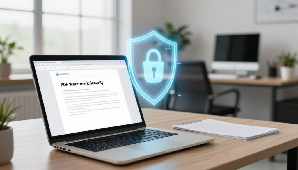 Secure PDF Watermark Generator with Custom Text Option