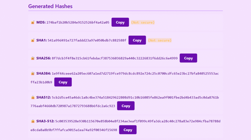 Free Hash Generator Tool for Text Encryption