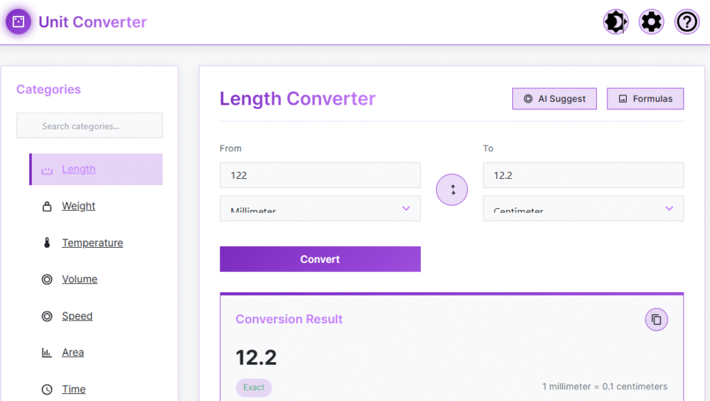Advanced Unit Converter Tool for Metric and Imperial Units