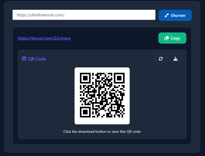 Online URL Shortener Tool with Custom Link Option