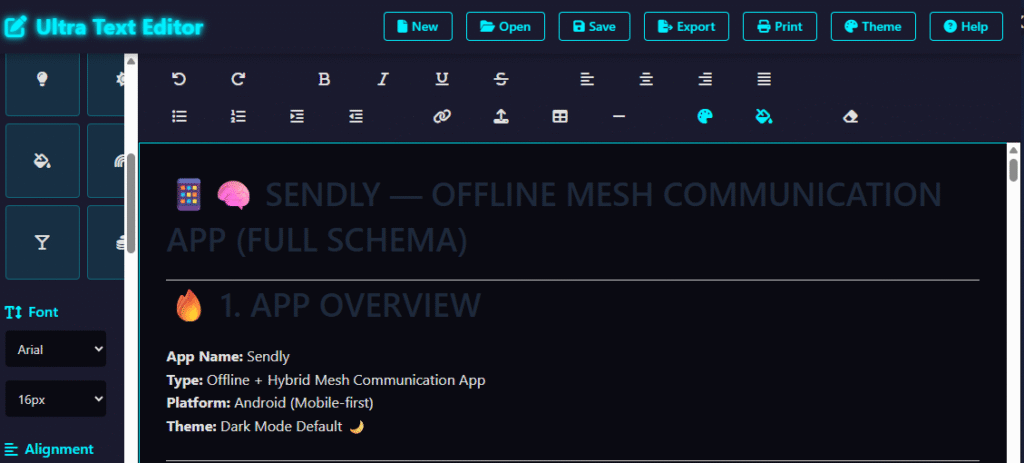 Online Text Editor Tool for Writing and Editing Text