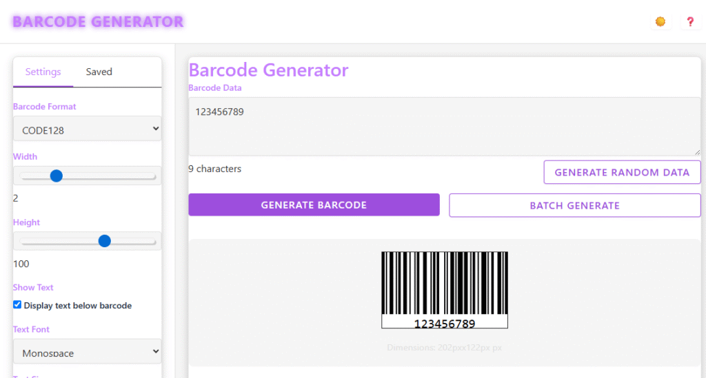 Barcode Generator for Business and Inventory Management